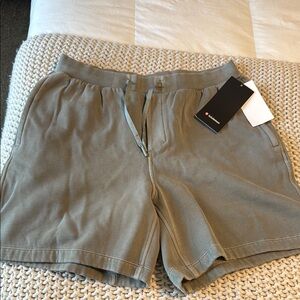 Lululemon Mens Steady State Short 7” Large in Olive Green
